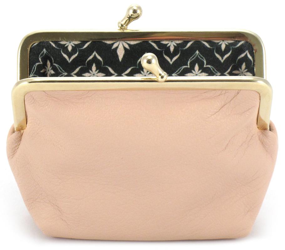 Fräuleinrosarot Kreditkartenclip Leder Blush