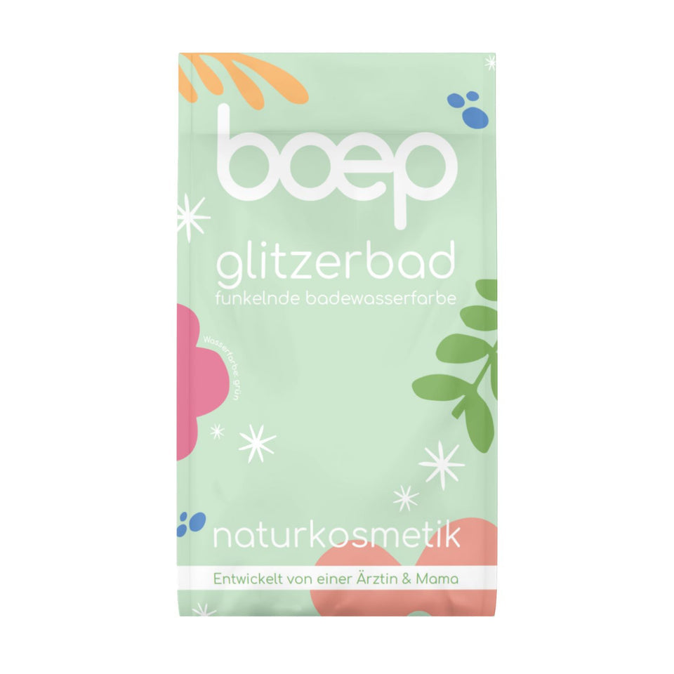 Glitzerbad grün 80g