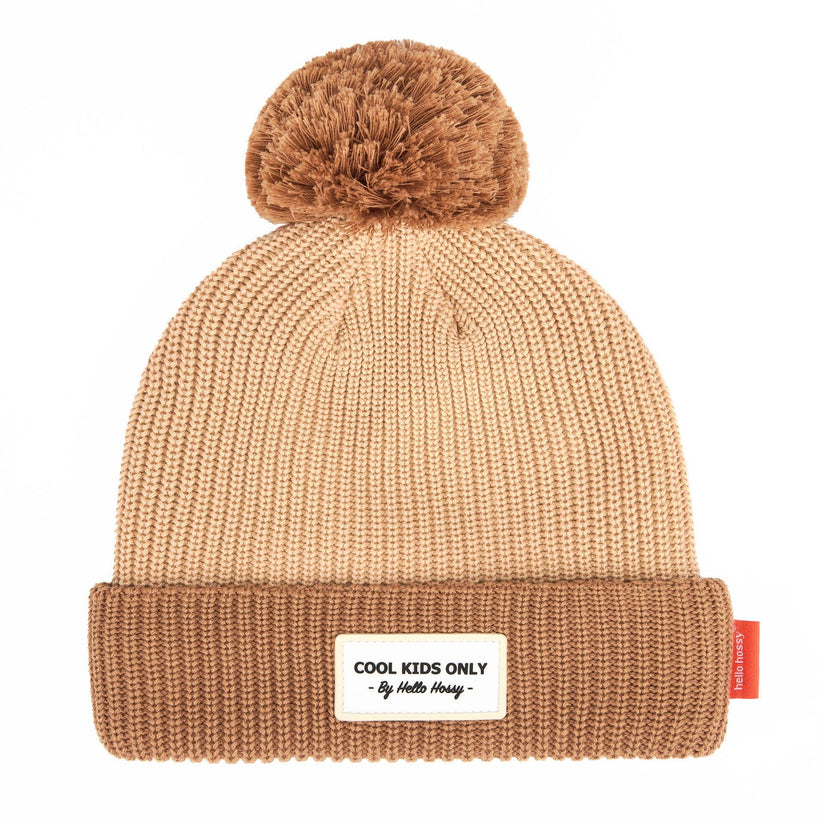 Beanie Block Coffee Adultes