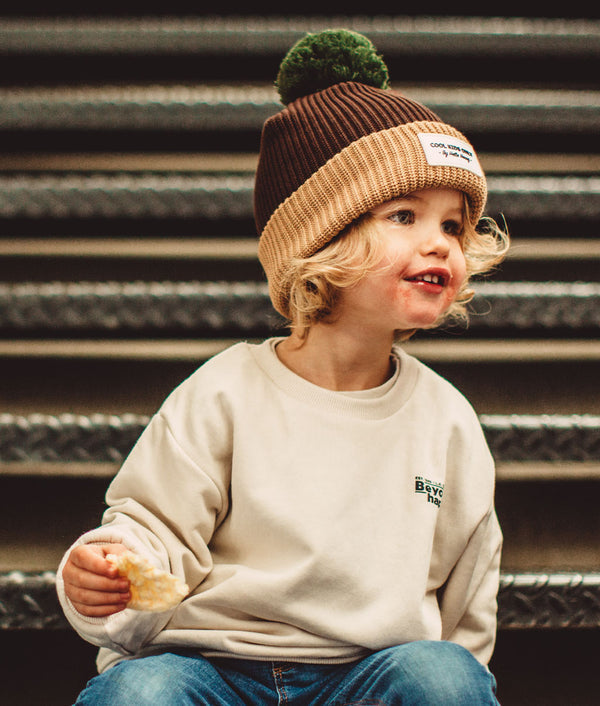 Beanie Color Block Pistachio