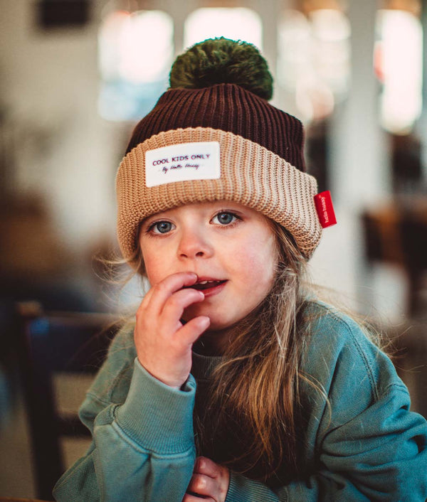 Beanie Color Block Pistachio
