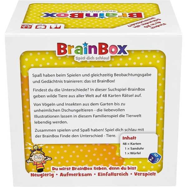 Brainbox - Finde den Unterschied Tiere