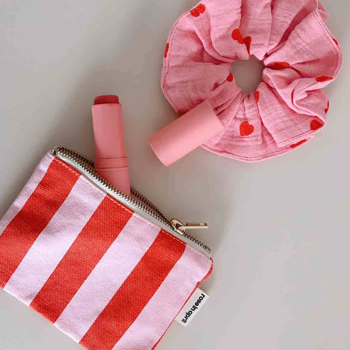 Kosmetiktasche Marie klein Tomate/candy pink