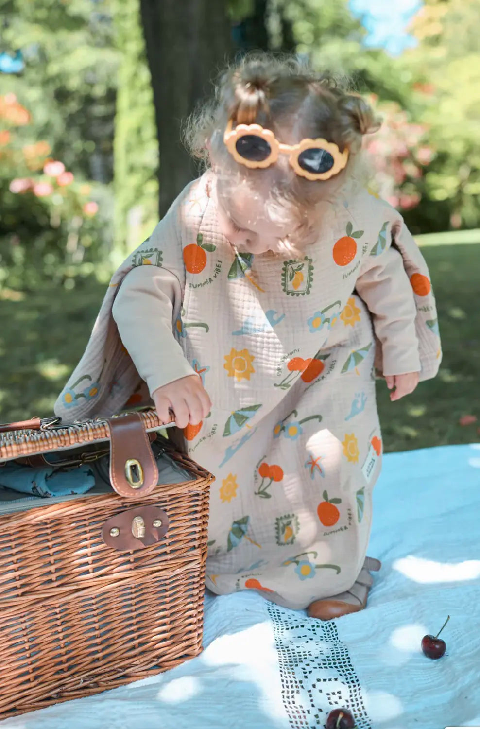 Musselin-Lätzchen Boo Breeze Sunshine Gardens, Blush Couture