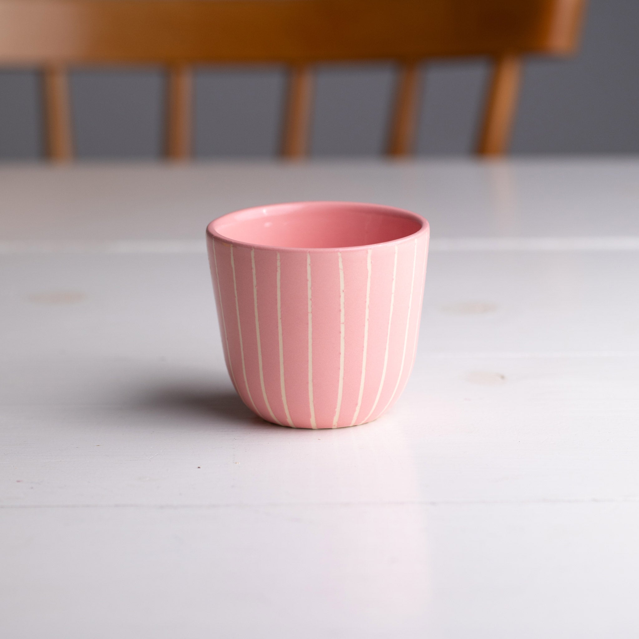 Cappuccinotasse Striped Rosa, Blush Couture