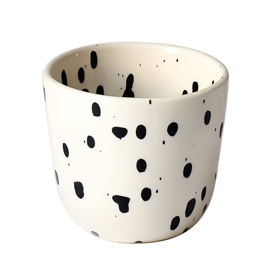Cappuccinotasse Black Dots, Blush Couture