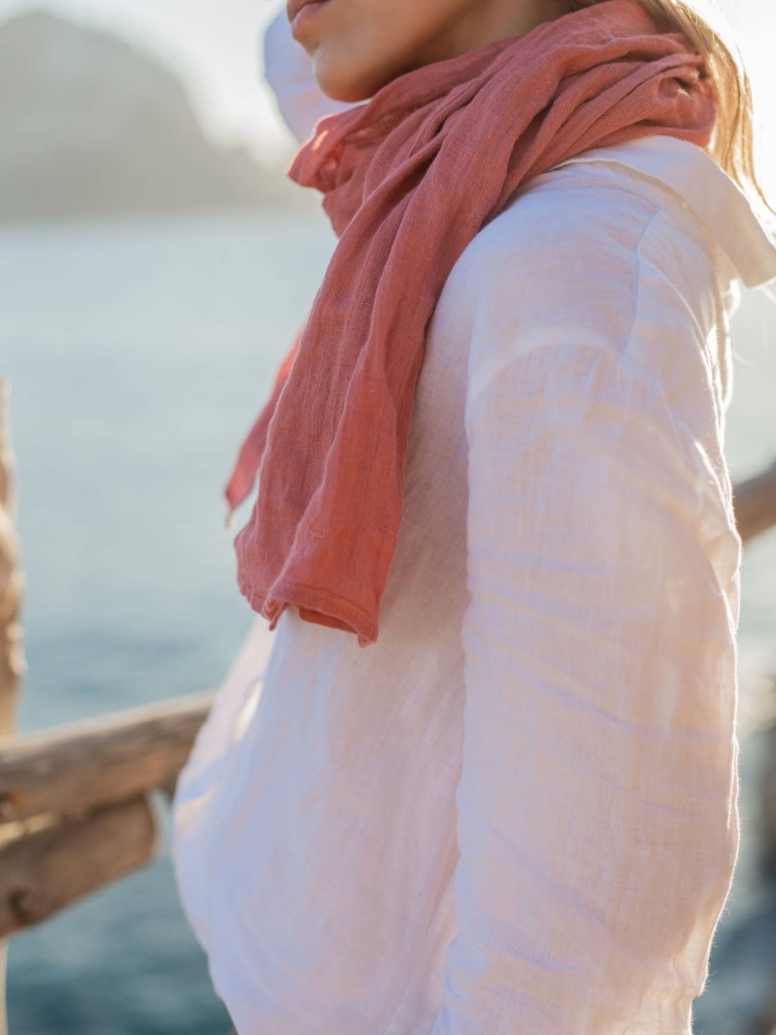 Linen Hemd white Petra