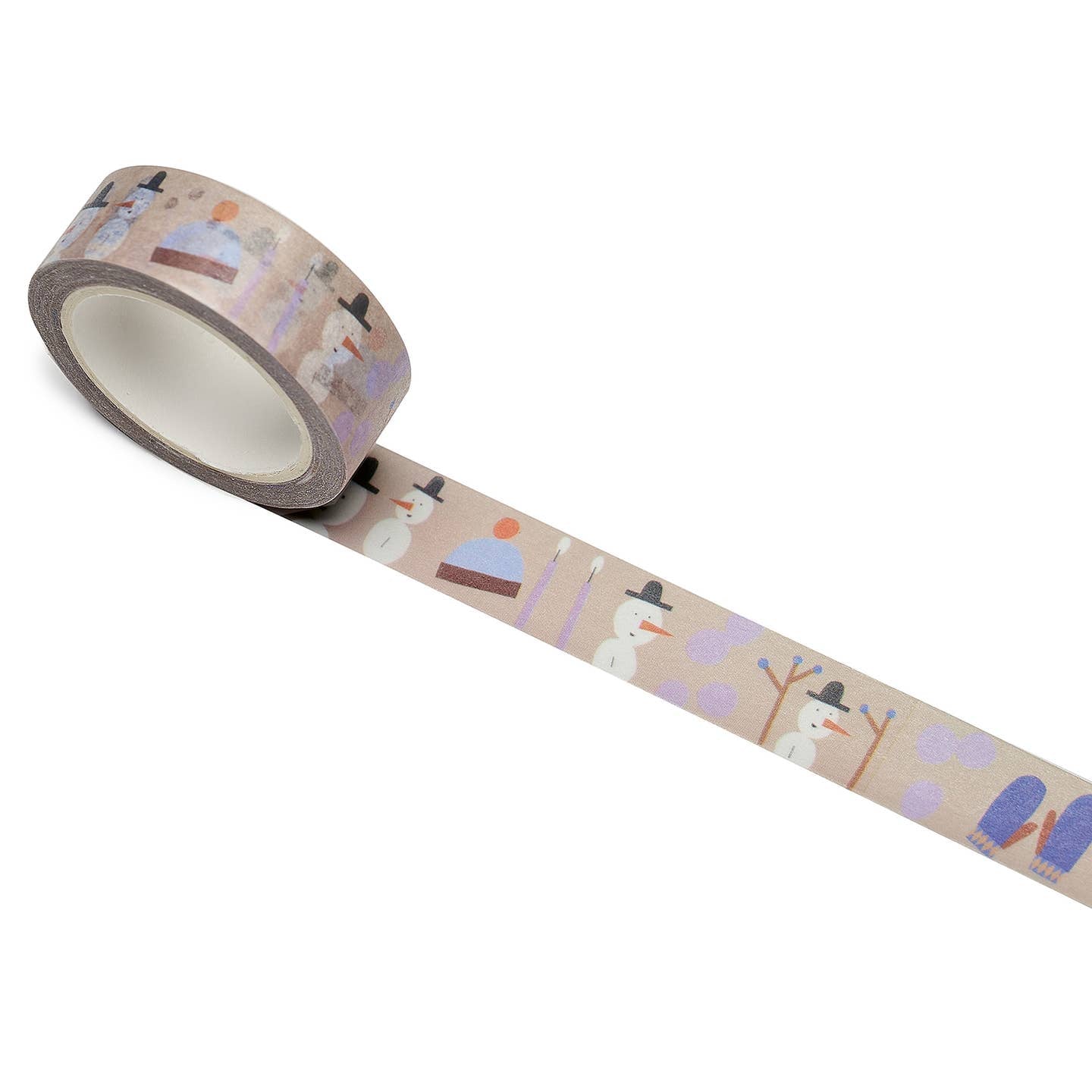 Washi Tape Schneemann