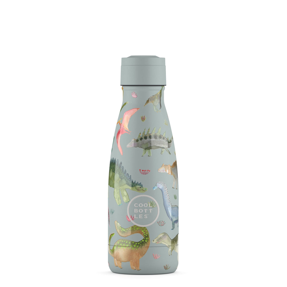 Isolierflasche Dinos Planet 260 ml aus Edelstahl, Ansicht 2, Blush Couture