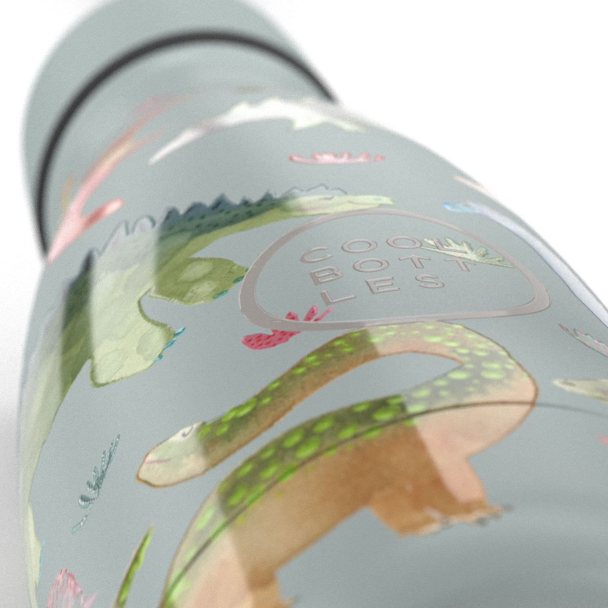 Isolierflasche Dinos Planet 260 ml aus Edelstahl, Ansicht 3, Blush Couture