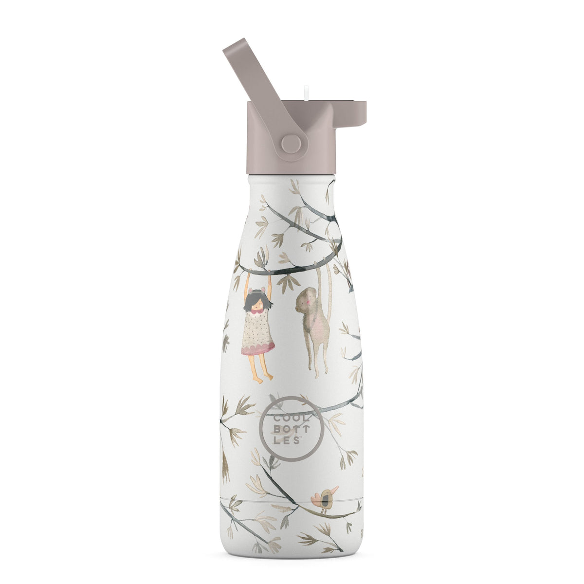 Isolierflasche Hanging Friends 260 ml aus Edelstahl, Blush Couture