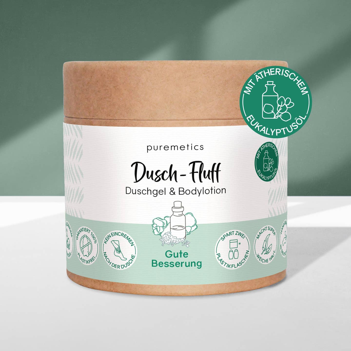 Fluff de douche 'Bon rétablissement'