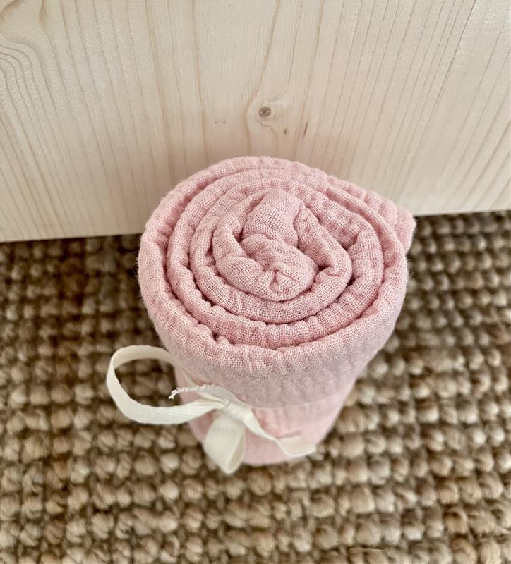 Musselintuch nude rosa