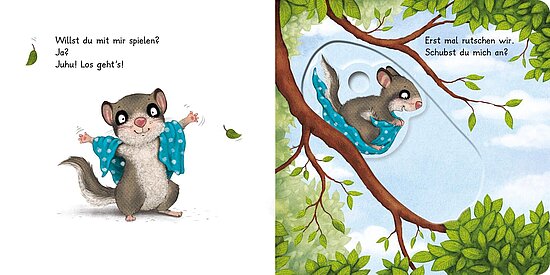 Der kleine Siebenschläfer Spiel mit mir Pappbilderbuch, Blush Couture