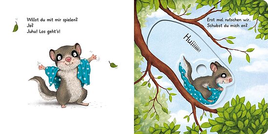 Der kleine Siebenschläfer Spiel mit mir Pappbilderbuch, Blush Couture