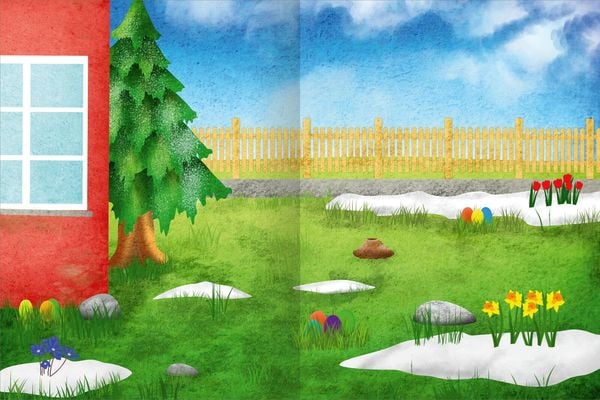 Das superdicke Stickerheft - Frühling
