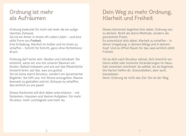 Dein Weg zu Ordnung im Leben