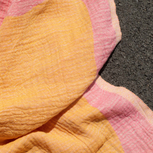 Badtüechli Lemons aus Musselin-Baumwolle, Blush Couture