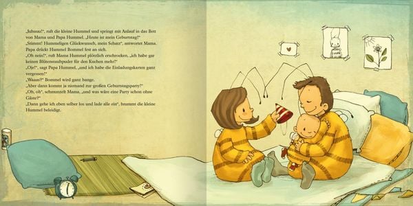 Die kleine Hummel Bommel feiert Geburtstag