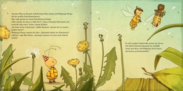 Die kleine Hummel Bommel feiert Geburtstag