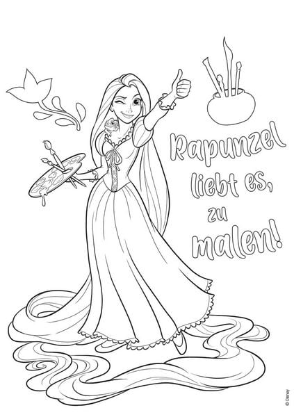 Disney Prinzessin: Bezaubernder Malspaß