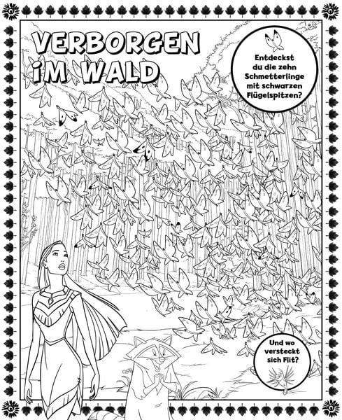 Disney Prinzessin: Mein Wimmel-Malblock