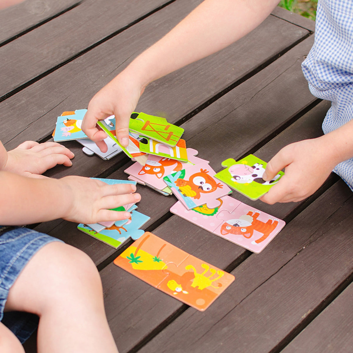 Puzzle Duo Wo leben die Tiere 36Mte