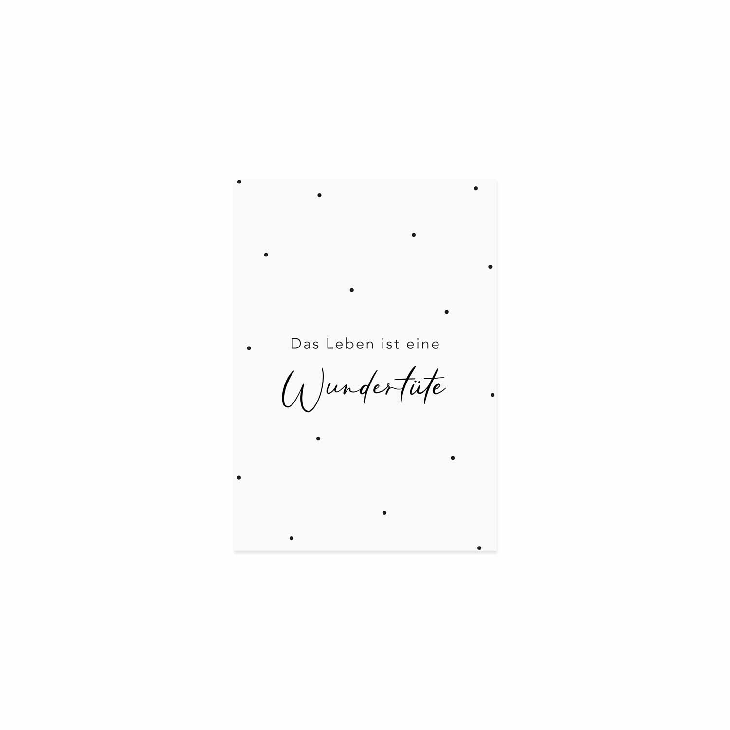 Spruchkarte Wundertüte (VE = 10 Stück)