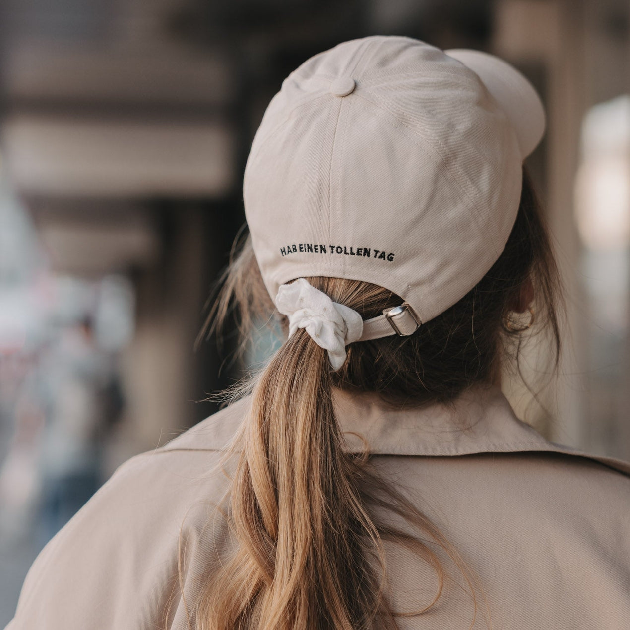 Cap Beige Herz