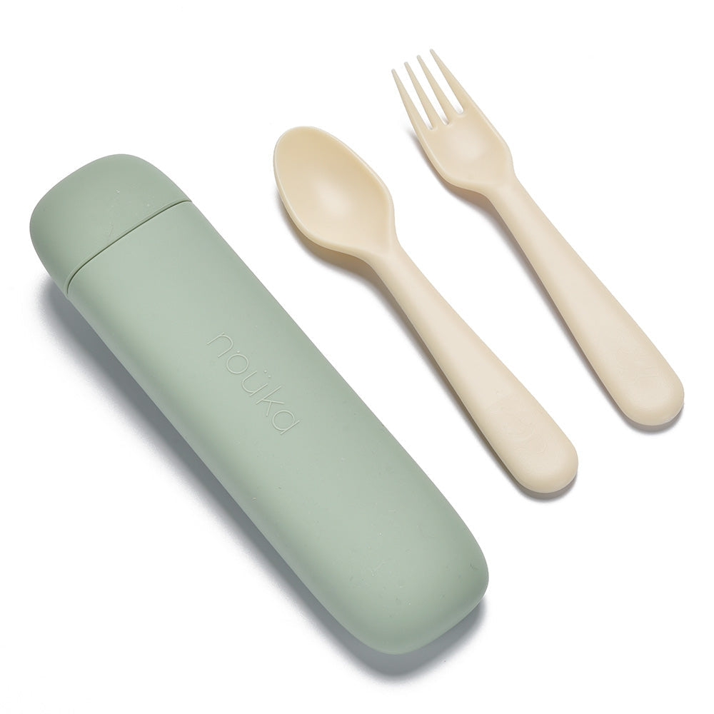 Wiederverwendbares Besteckset & Tragetasche - Leaf