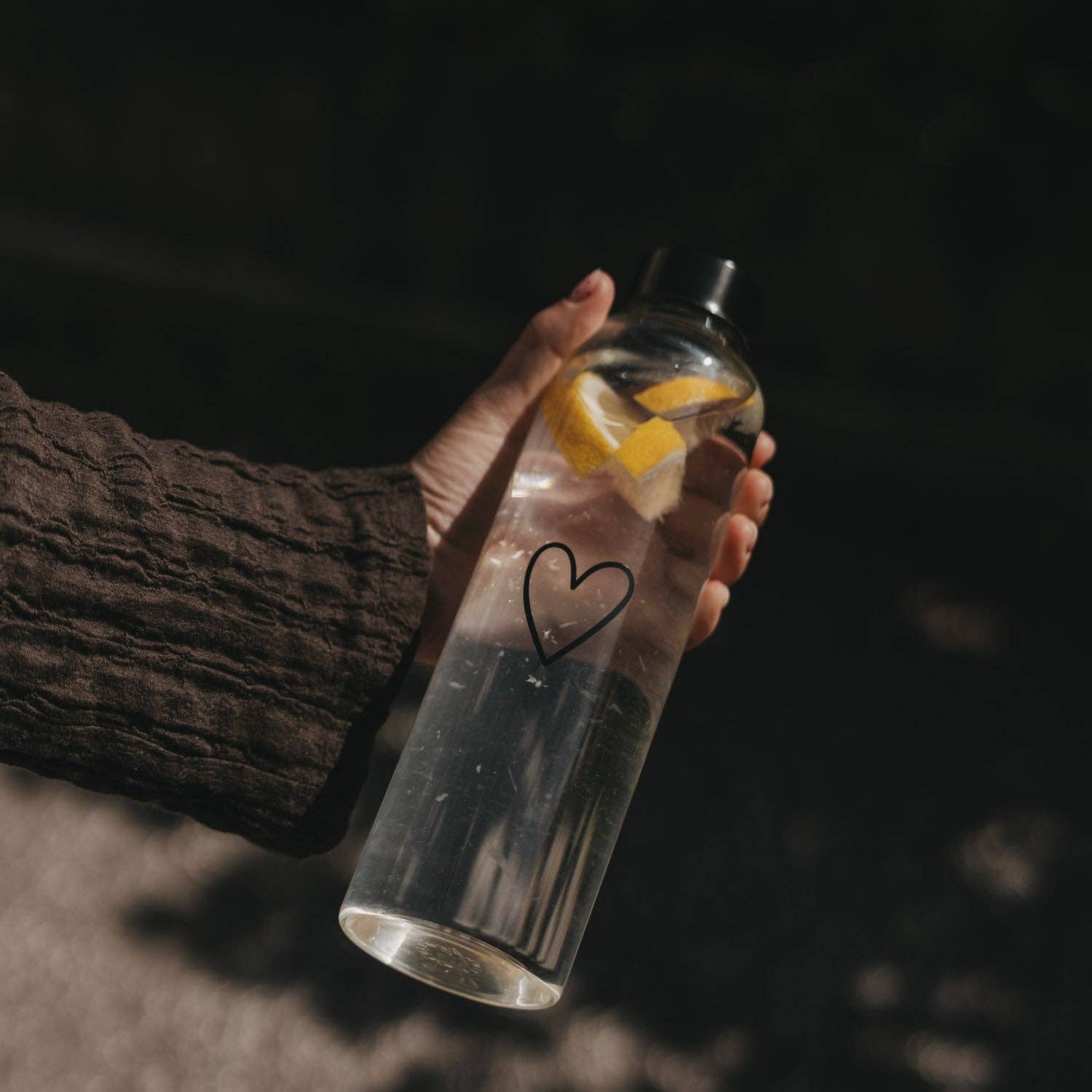 Trinkflasche Herz 750ml (VE = 6 Stk.)