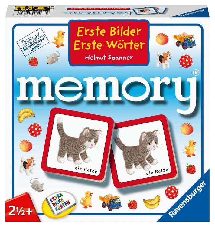 Erste Bilder Erste Wörter memory Kinderspiel, Blush Couture