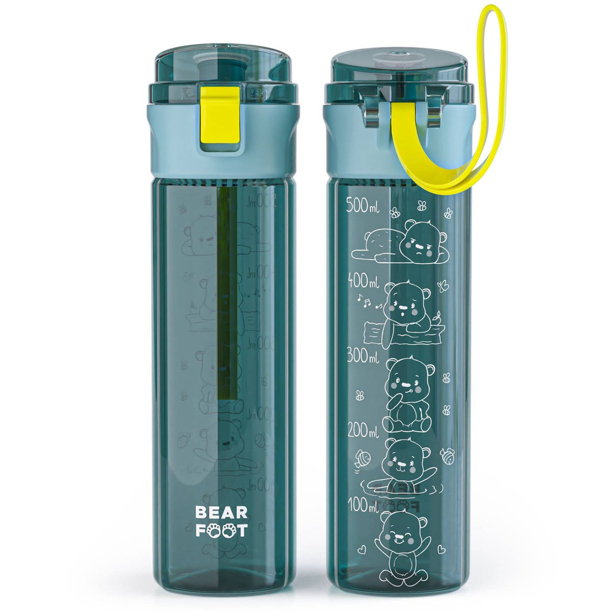 Trinkflasche Bär blau