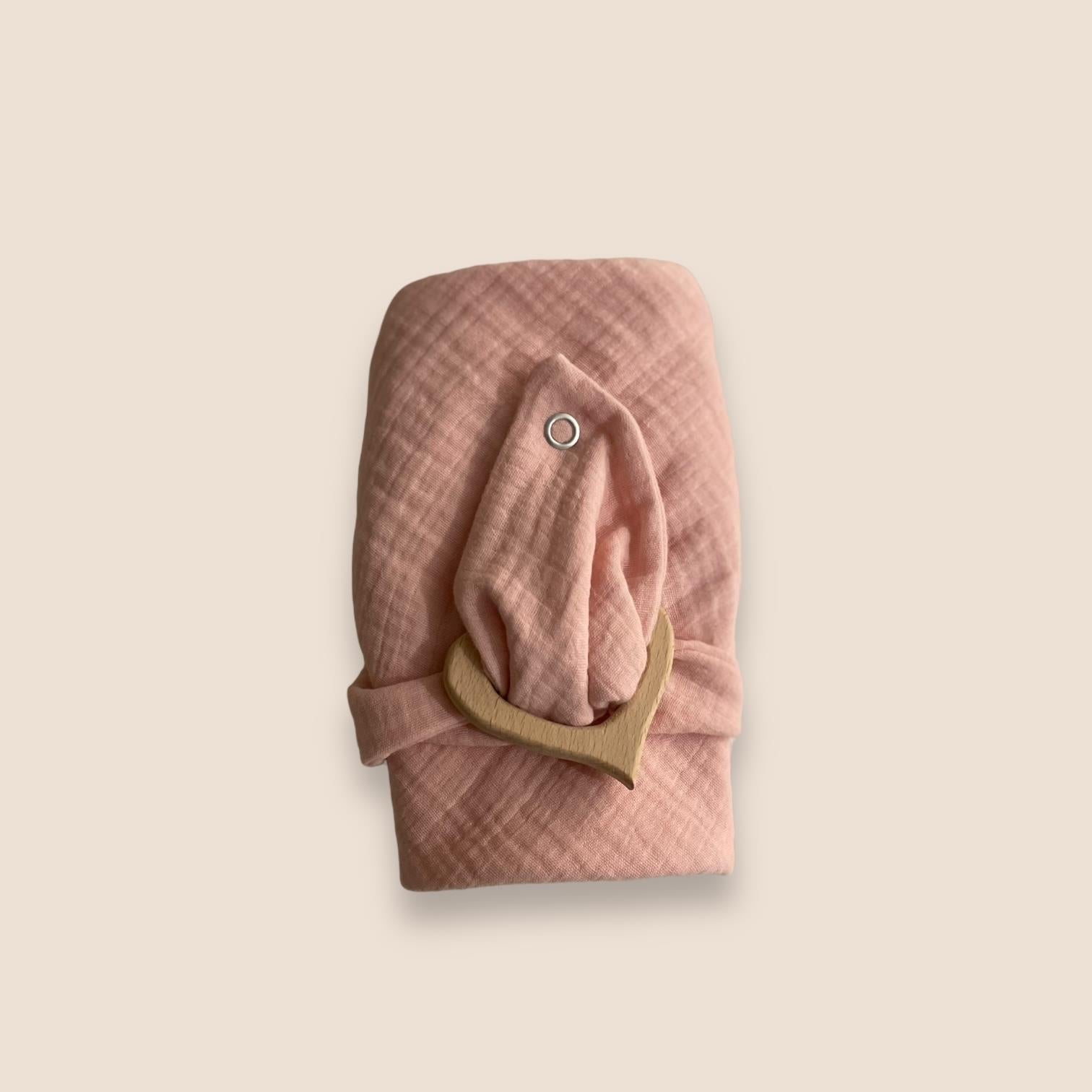 Schmusetuch nude rosa 'Greifling Wal'