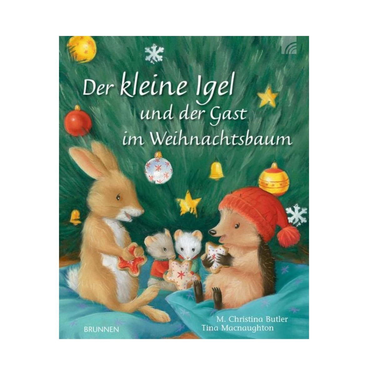 Der kleine Igel und der Gast im Weihnachtsbaum