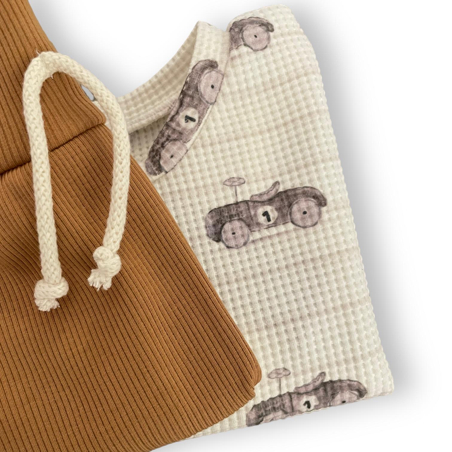 Sweatshirt Waffle Fahrzeuge
