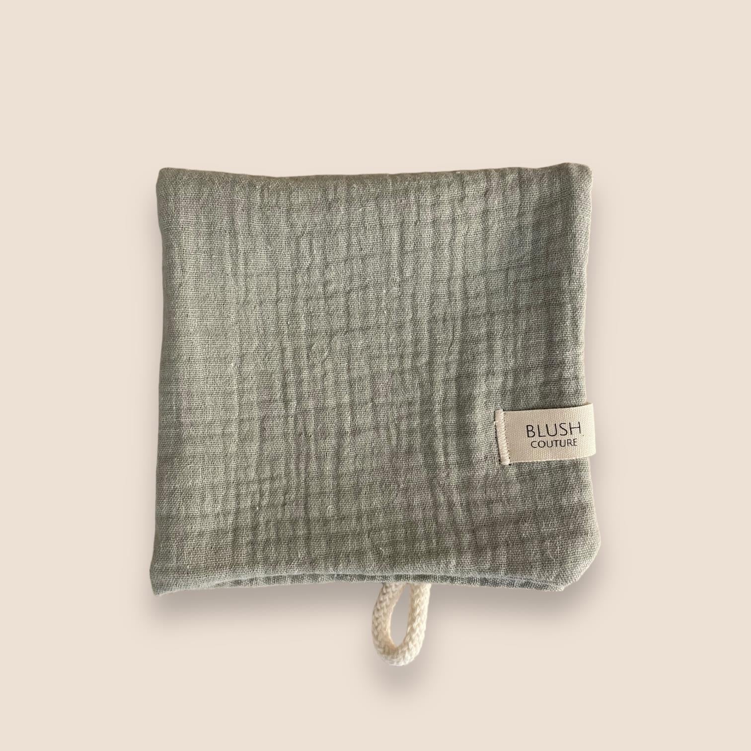 Waschlappen dusty green