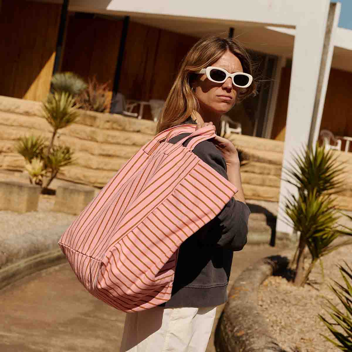 ELISA TENNIS TASCHE PECAN / ERDBEERE