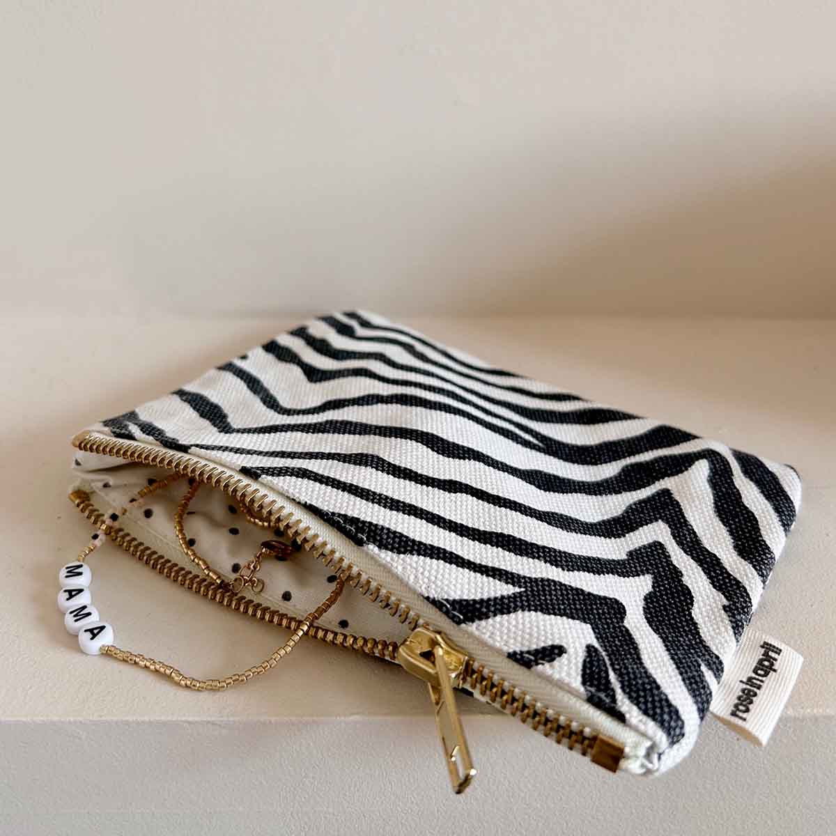 Kosmetiktasche Marie klein Zebra