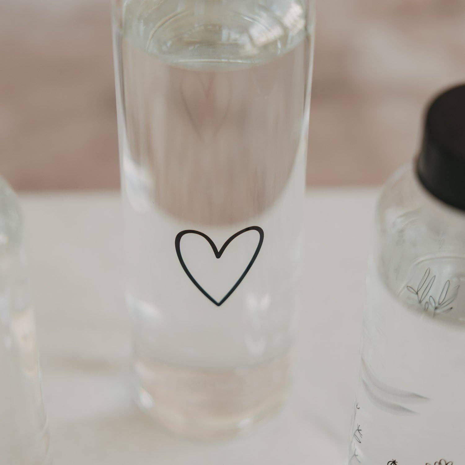 Trinkflasche Herz 750ml (VE = 6 Stk.)