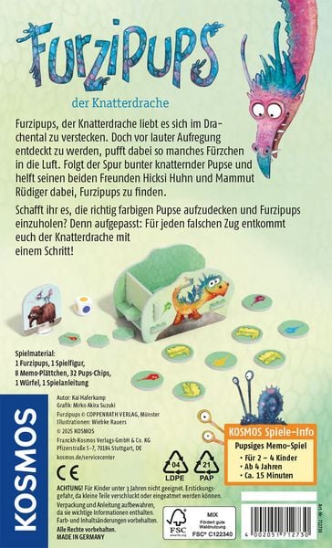 Furzipups der Knatterdrache - Mitbringspiel