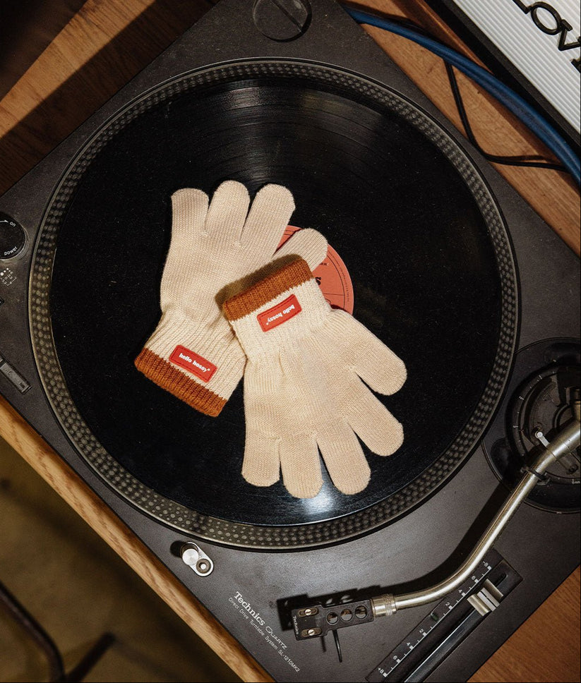 Hello Hossy Handschuhe Handy Creamy