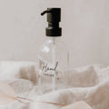 Seifenspender transparent Handcreme