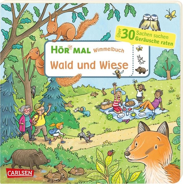 Soundbuch-Wimmelbuch: Wald und Wiese