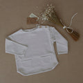 Organic Rib Sweatshirt Sand