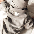 Organic Rib Sweatshirt Grey