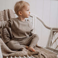 Organic Rib Sweatshirt Caramel
