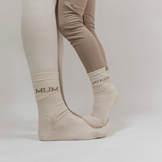 Organic Socks Mum - sand