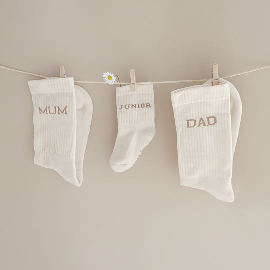 Organic Socks Dad - sand