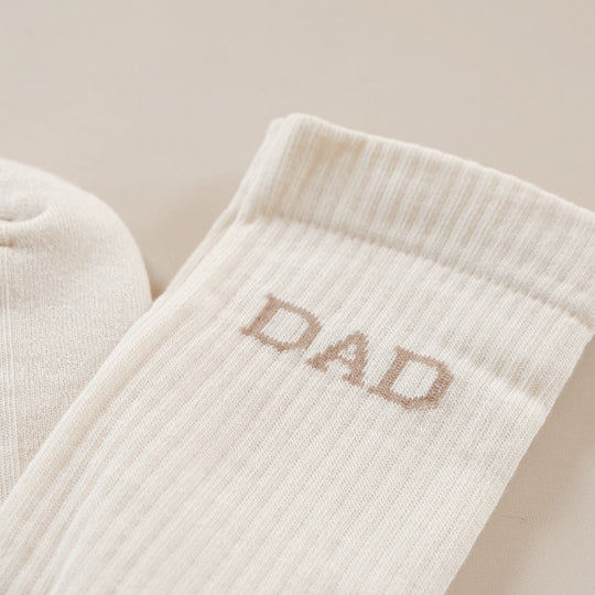 Organic Socks Dad - sand